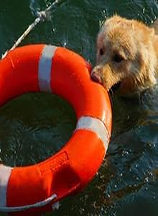 TheMujtaba Life Buoy Ring Outer Material Hard PolyurethaneRubber Floating Ring & Life Jacket Polyster Fabric for Adult Safety Jacket Along with Whistle for Swimming, Boating, (Combo Pack) - Image 4